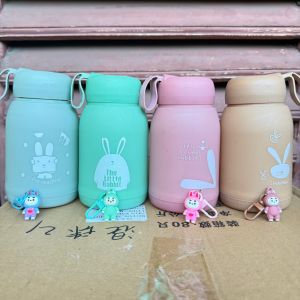 Botol Minum Kelinci Rabbit Botol Kaca 340ml + Box (Free Gantungan Labubu) Botol Minum Viral Cantik Terlaris Bisa cod Murah Berkualitas Terbaik