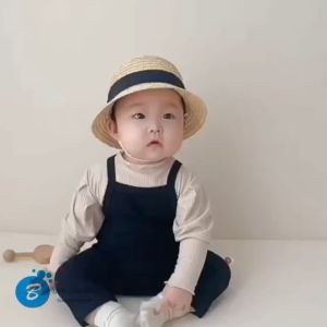 Mũ Cói Đan GAUCHO Phong Cách Nhật Bản Cho Bé (8 tháng - 3 tuổi)