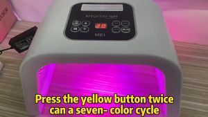 7 Colors LED Light PDT Facial Therapy Skin Rejuvenation Anti-aging Beauty Machine LighT Mask Face care Wrinkle Machine