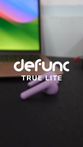Tai nghe True Wireless Bluetooth Defunc True Lite thời gian nghe 20h (bao gồm hộp sạc) chống ồn môi trường hộp sạc nhanh 1.5h