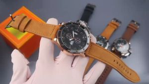 Promo murah jam tangan pria elegan tali rubber fashion jam tangan promo terbaru free box dan baterai