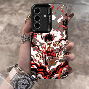Bandai | Ốp Điện Thoại One Piece Luffy Gear Five Conquerors Haki Dành Cho Samsung Galaxy S25/S26/S24/S23 Ultra/S22/S21 Plus FE A57/A37/A17/A07 - Vỏ Bảo Vệ Mờ Chống Trầy Xước
