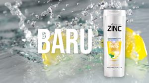 ZINC Shampoo Active Fresh Botol 170ml