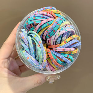 Colorful Childrens Hair Ties High Ponytail Elastic Soft Hair Bands
