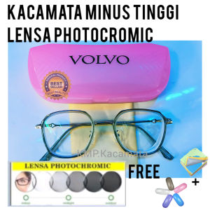 KACAMATA MINUS TINGGI LENSA PHOTOCROMIC  BLUECROMIC kacamata minus photocromic