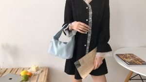 กระเป๋าถือแฟชั่นขนาดเล็กหลากสี ถ่ายจากงานจริง I001