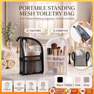 Không thấm nước Túi treo đồ dùng cá nhân EVA lưới du lịch lưu trữ Pouch tự đứng Khay để đồ trang điểm cho khách sạn ký túc xá chuyến đi cắm trại
