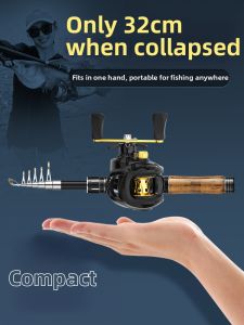 HEIZHU | Mini Portable Telescopic Spinning Rod Set