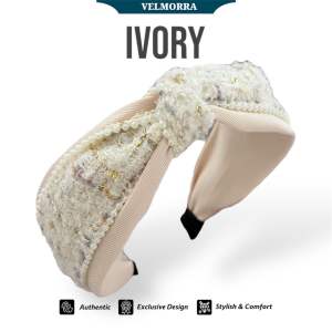 Headband Eona Simpul Simpel Renda Bando Bondu by Velmorra