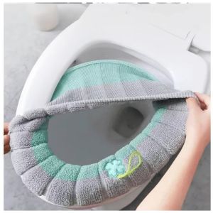 1pcs Toilet Cover Toilet Seat Cover Pads with Handle Toilet Lid Cover Cushion Thicker Bathroom Soft Toilet Seat Cover Soft Thick