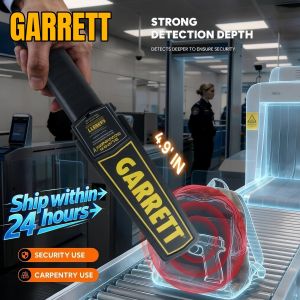 【24h Ship】Handheld Metal Detector GARRETT High Sensitivity Airport School Safety Detector hotel Security Tool Detection Super Scanner Professional high precision examination room security instrumen