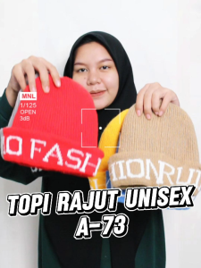 RUIMO Topi Series A-73 Topi Kupluk Beanie Rajut Uniseks Design Fashionable Kualitas Premium