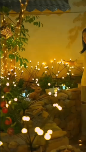 YMJR 0 Tagihan Listrik 10LED Lampu Lampu Taman Tenaga Surya Taman Tenaga Surya LED Warna Pijar Lampu Luar Ruangan Tahan Air IPX65