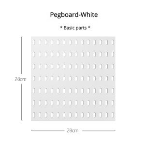 Pegboard Wall Panels Pegboard Wall Organizer Mounting Display Diy Pegboard Kit Tool Storage Panel Board Rack Bathroom Kitchen