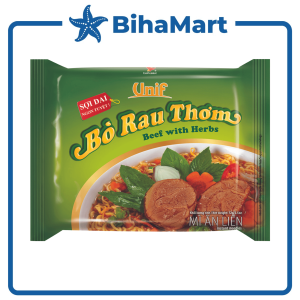 [GÓI LẺ] - UNI-PRESIDENT - Mì Unif hương vị Bò Rau Thơm (72g/gói) - Mì ăn liền Unif Mì Unif gói bò rau thơm
