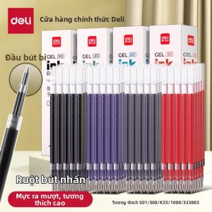 deli | Bút Thay Thế Mực Chảy Nhẹ Nhanh Khô 0.5mm