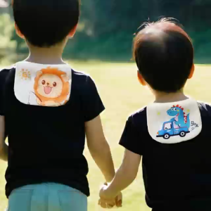 FOUR LAYER Soft Muslin Back Towel Cotton Gauze Sweat-absorbent Towel Sweat Towel for Baby and Kids ( RANDOM DESIGN )