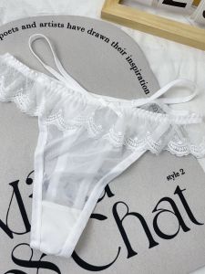 Quần Lót Nữ Gợi Cảm Siêu Mỏng Cạp Thấp Ren Viền Dây Thun Nylon Quần Lót Gợi Cảm Cạp Thấp Thoáng qua Quần Lót Chữ T