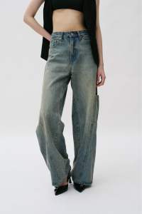 Fabrique.co - Baggy Cargo Jeans กางเกงยีนส์ กางเกงคาร์โก้