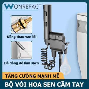 Phòng tắm Brass vòi xịt cầm tay Gun Bộ Làm Sạch Chất lượng cao bệt vệ sinh phòng tắm vòi xịt bồn cầu treo tường Booster flusher