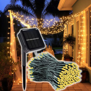100Led Solar String Light Fairy Garden Waterproof Outdoor Lamp 3V Garland For Holiday/Party/Birthday Home Decoration