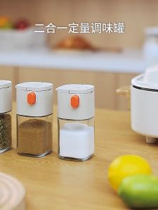 Botol Bumbu Tabur Bubuk 2In1 Bisa Otomatis Bisa Manual Tempat Garam Merica Lada Model Press Taburan
