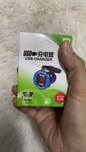 12V / 24V 3.1A Dual USB รถ รถจักรยานยนต์ ที่ชาร์จซ็อกเก็ตอะแดปเตอร์ Outlet LED โวลต์มิเตอร์ ระบบ 0400