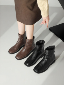 Josiny | Western Cowboy Ankle Boots Pointed Toe