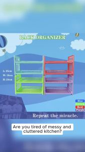 SJM MALL Kitchen Organizer Rack: A Space-Saving Multi-Functional Storage Solution