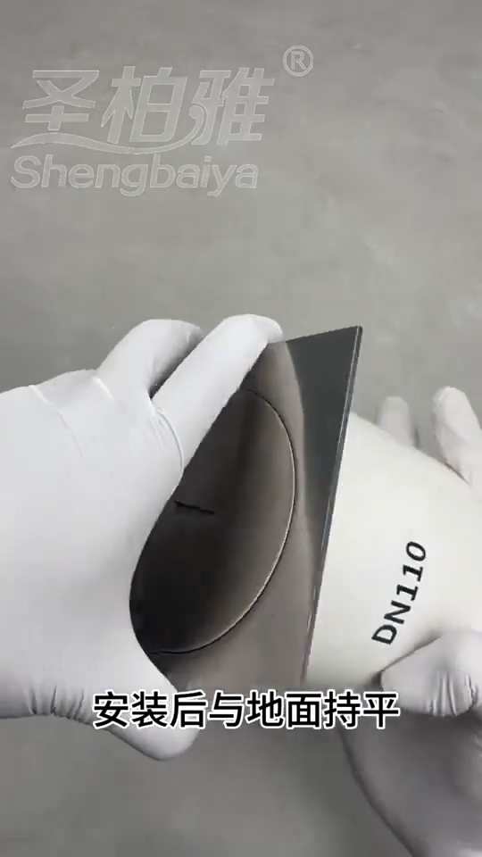 Floor Cleaning Port Stainless Steel 304 Access Port Fully Closed Sewer Seal Cover Blocked Deodorant and Water Return Prevention