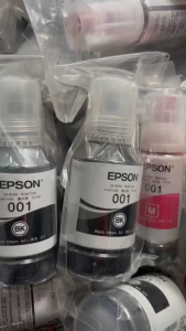 หมึกเติม epson 001 รุ่น L4150 L4160 L6160 L6170 L6190 เเท้NOBOX