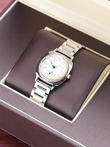 PINTIME | Đồng Hồ Nữ Dây Thép Không Gỉ Máy Quartz Phong Cách Thời Trang Giản Dị Hiển Thị Kim Vỏ Hợp Kim Khả Năng Chống Nước 3ATM