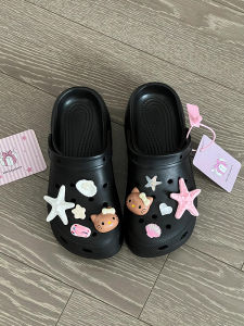 หัวเข็มขัด Crocs Starfish Detachable ตกแต่งรองเท้า DIY สำหรับวันหยุดชายหาด หัวเข็มขัดแบบแยกส่วน จี้รองเท้า เครื่องประดับ ผลิตจากจีน