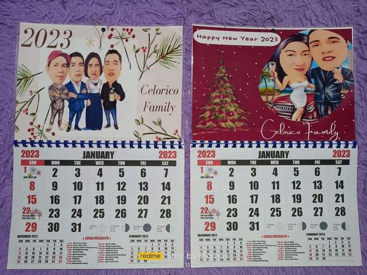 2024 PERSONALIZED CALENDAR A3 Size Lazada PH