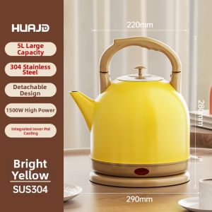 HUAJIDA | Stainless Steel Large Capacity Electric Auto-Off Teapot