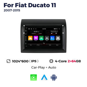 MEKEDE Android 15 2+64GB For Fiat Ducato 2007-2015 Wireless CarPlay Auto Car Radio GPS Multimedia Player BT DSP Stereo Head Unit