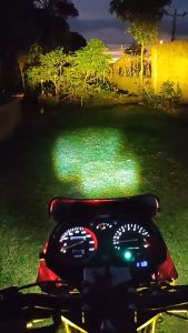 Carsir 2PCS Mini Driving Light White+Yellow Universal 30V 60W High Quality LED Work Light Fog Lamp for Motor Car