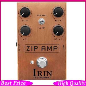IRIN | ZIP AMP Compression Overdrive Guitar Effect Pedal Dynamic Sustainer & Tube-Like Drive  One Compact Stompbox for Electric Guitar