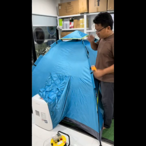 แอร์มุ้ง/เต็นท์แอร์ 7 ฟุต พร้อมแอร์วิมาน 3000 BTU