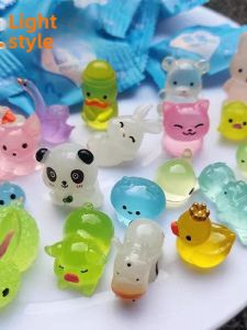 Luminous 3D Cartoon Mystery Bag Small Animal Models Childrens Toy Display Summer Gift Creative Decoration Night Glow