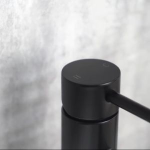 Bathroom sink basin black cold faucet 1/2" Bathroom Faucet  SUS304