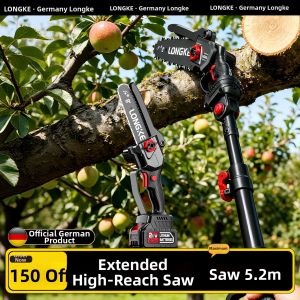 LONGKE | Portable Lithium Battery Charged Chainsaw High Reach Pole