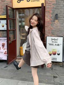Hooded Lightweight Jacket Women Spring 2026 New Style Casual Loose Fit