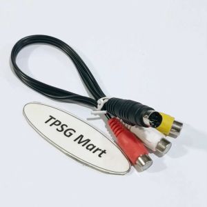 Cáp S Video ra 3 AV Cái / S Video 4 Pin ra 3 AV Cái - Dây dài 23Cm