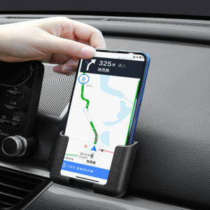 1Pair Multifunction Phone Holder for Cars Wall Mounted Self Adhensive Sticker Wall Hooks Mobile Phones Stand Storage Tools