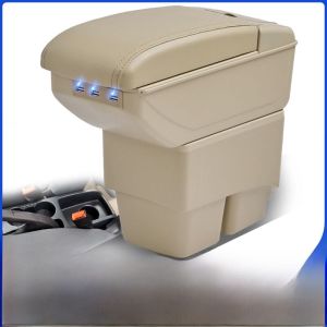 ช่องเกียร์แบบพับได้ Ford Fiesta 09 10 12 13 14 15 ตกแต่งภายในรถยนต์ ไม่ต้องเจาะ ช่องเกียร์แบบพับได้ ช่องเกียร์แบบพับได้