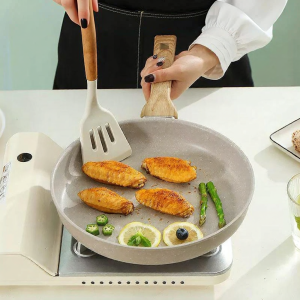 Non-stick Maifan Stone Flat Pan for Home Use