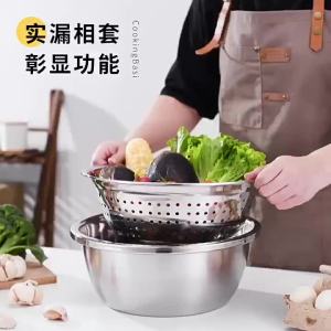 Bộ Bát Trộn Inox Đạt Tiêu Chuẩn Thực Phẩm
