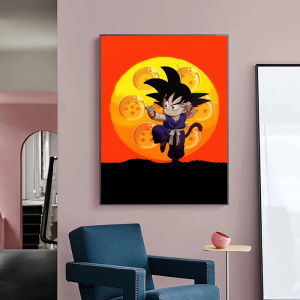 Bandai | Phim Hoạt Hình Nhật Bản D-Dragon B-Ball G-Goku Tranh Sơn Dầu Theo Số Trang Trí Tường Hiện Đại Cho Phòng Khách Phòng Ngủ Không Cần Khung