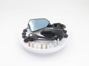 Motorcycle Side Mirror Anti-glare Adjustable Aluminum Alloy Rearview Mirror